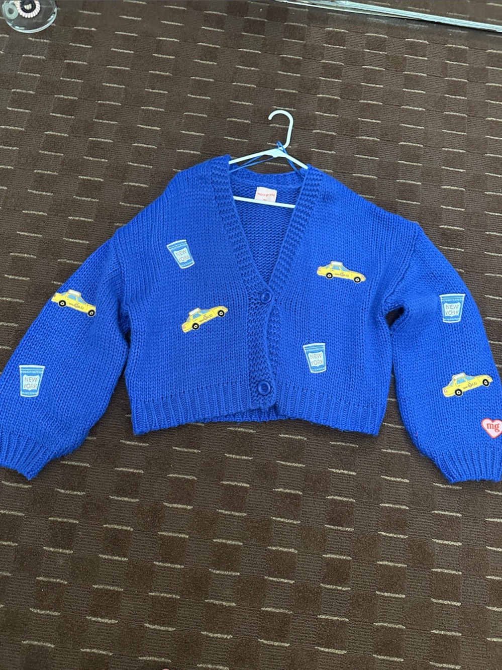 Mûre·Grand Cobalt Blue Knit Cardigan
